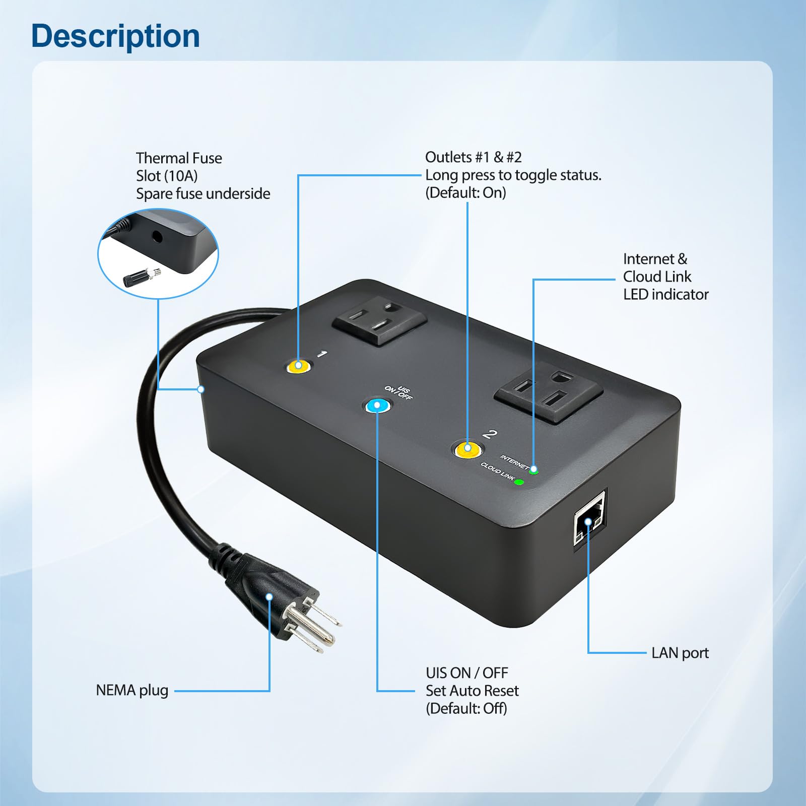 Amazon.com: MSNswitch2 IP Enabled Remote Power, Ping Auto Reboot